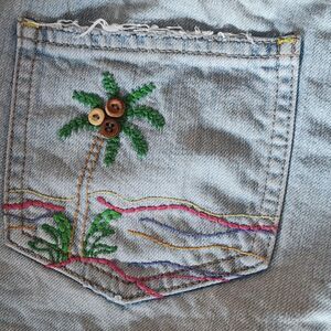 Lilu Coconut Booty Shorts Size 7